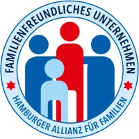 Siegel für das Bestehen des Prüfaudits zum Hamburger Familiensiegel.