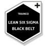 orgalean Badges - Lean Six Sigma Black Belt