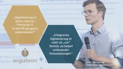 EIn Link zum Beitrag "orgalean - Digitalisierung in der Praxis".